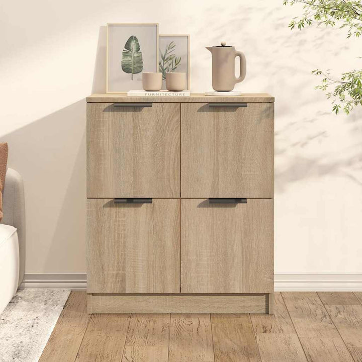 skænk 60x30x70 cm konstrueret træ sonoma-eg