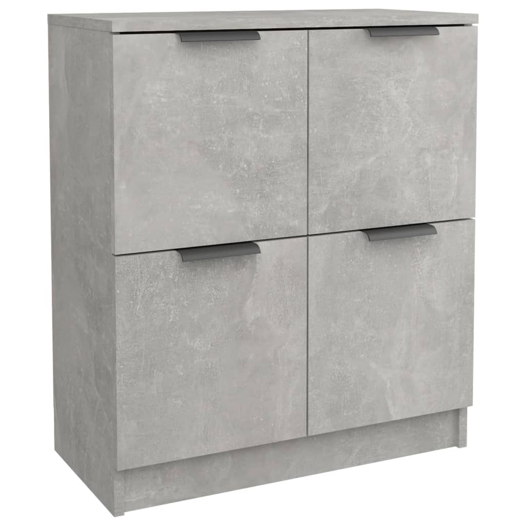skænk 60x30x70 cm konstrueret træ betongrå