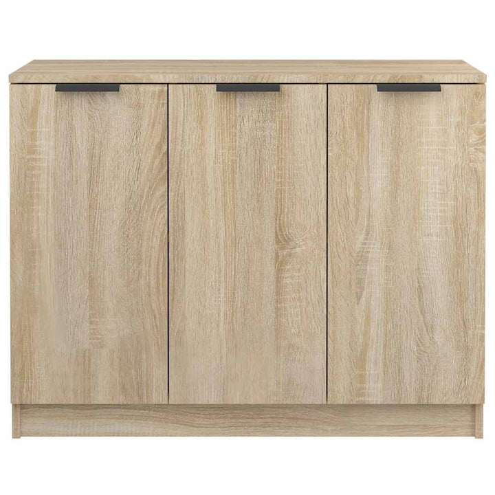 skænk 90,5x30x70 cm konstrueret træ sonoma-eg