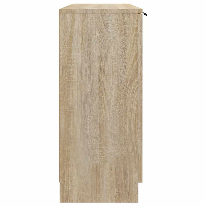 skænk 90,5x30x70 cm konstrueret træ sonoma-eg