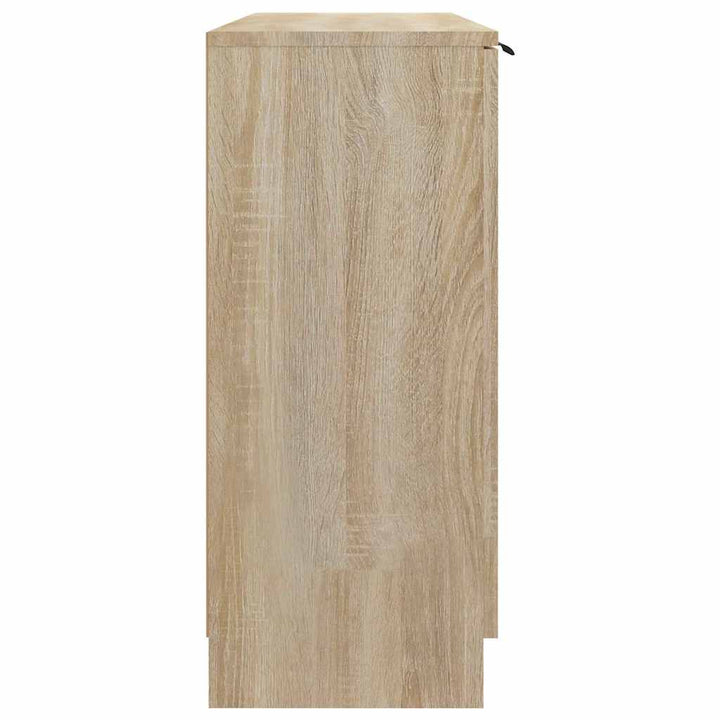 skænk 90,5x30x70 cm konstrueret træ sonoma-eg