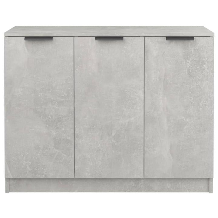 skænk 90,5 x 30 x 70 cm konstrueret træ betongrå