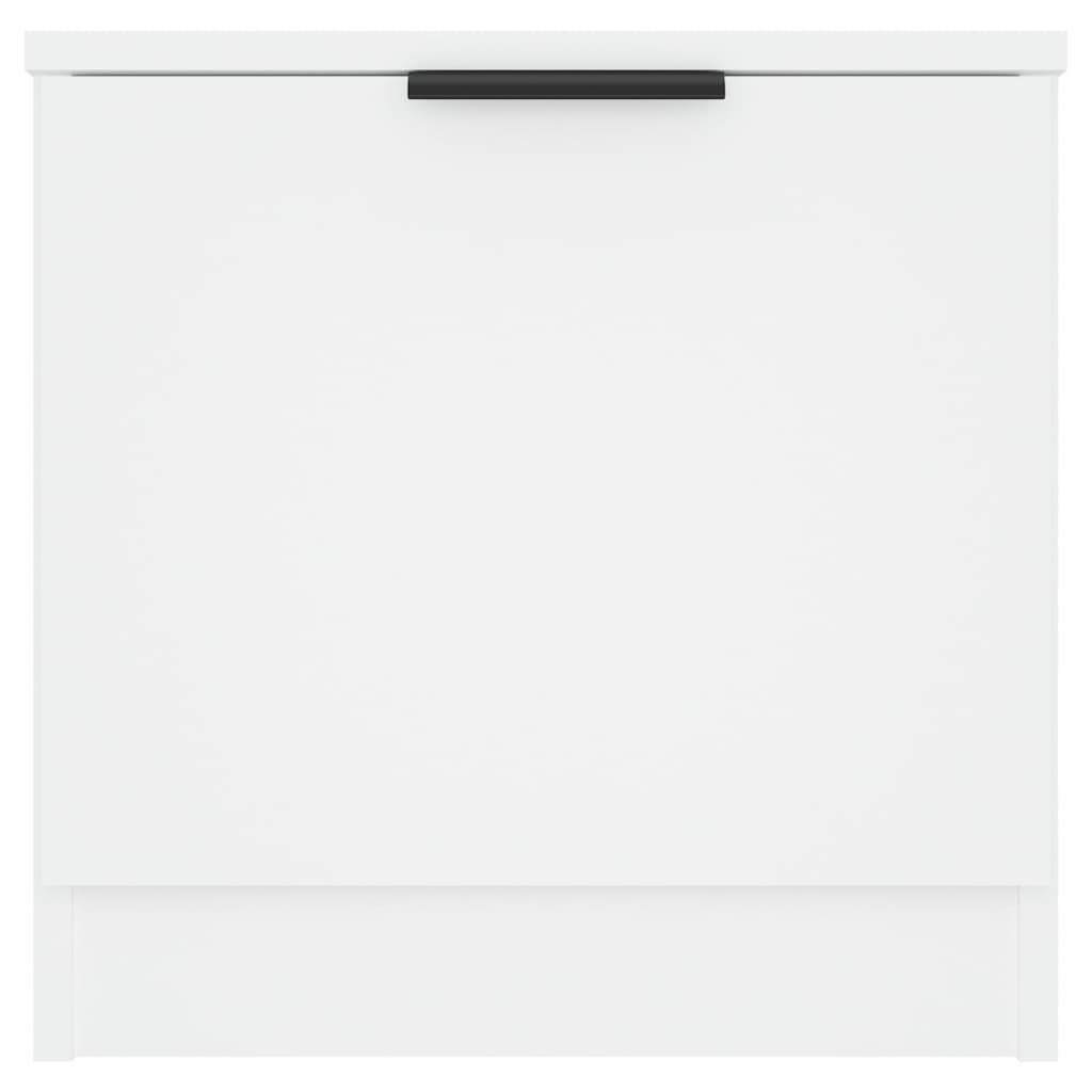 sengebord 40x39x40 cm 2 stk. hvid