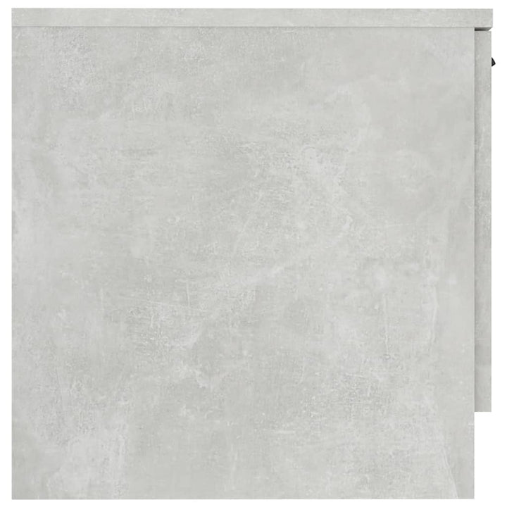 sengebord 40x39x40 cm betongrå