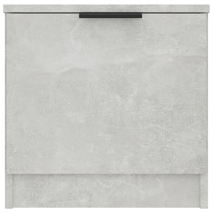 sengebord 40x39x40 cm 2 stk. betongrå