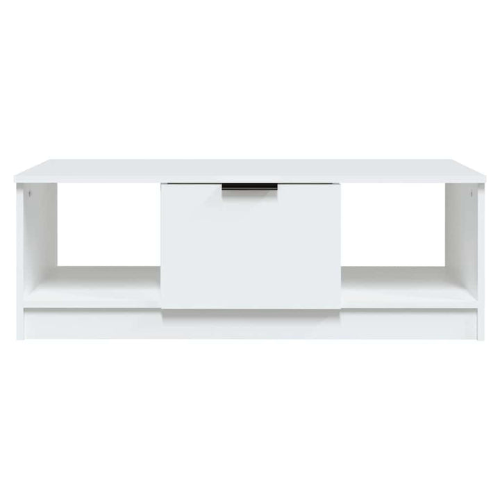 sofabord 102x50x36 cm konstrueret træ hvid
