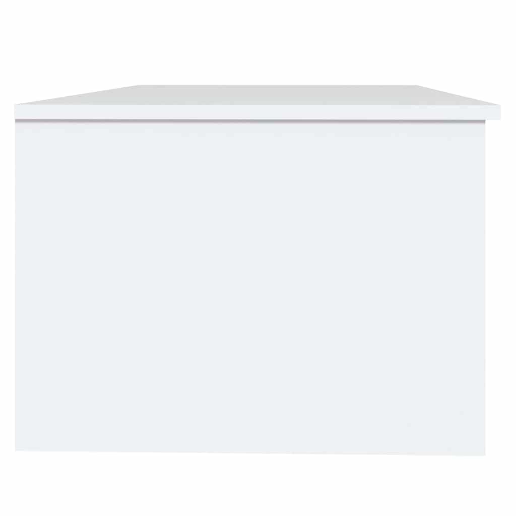 sofabord 102x50x36 cm konstrueret træ hvid
