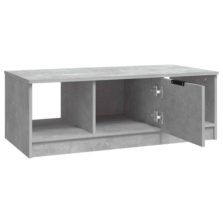 sofabord 102x50x36 cm konstrueret træ betongrå