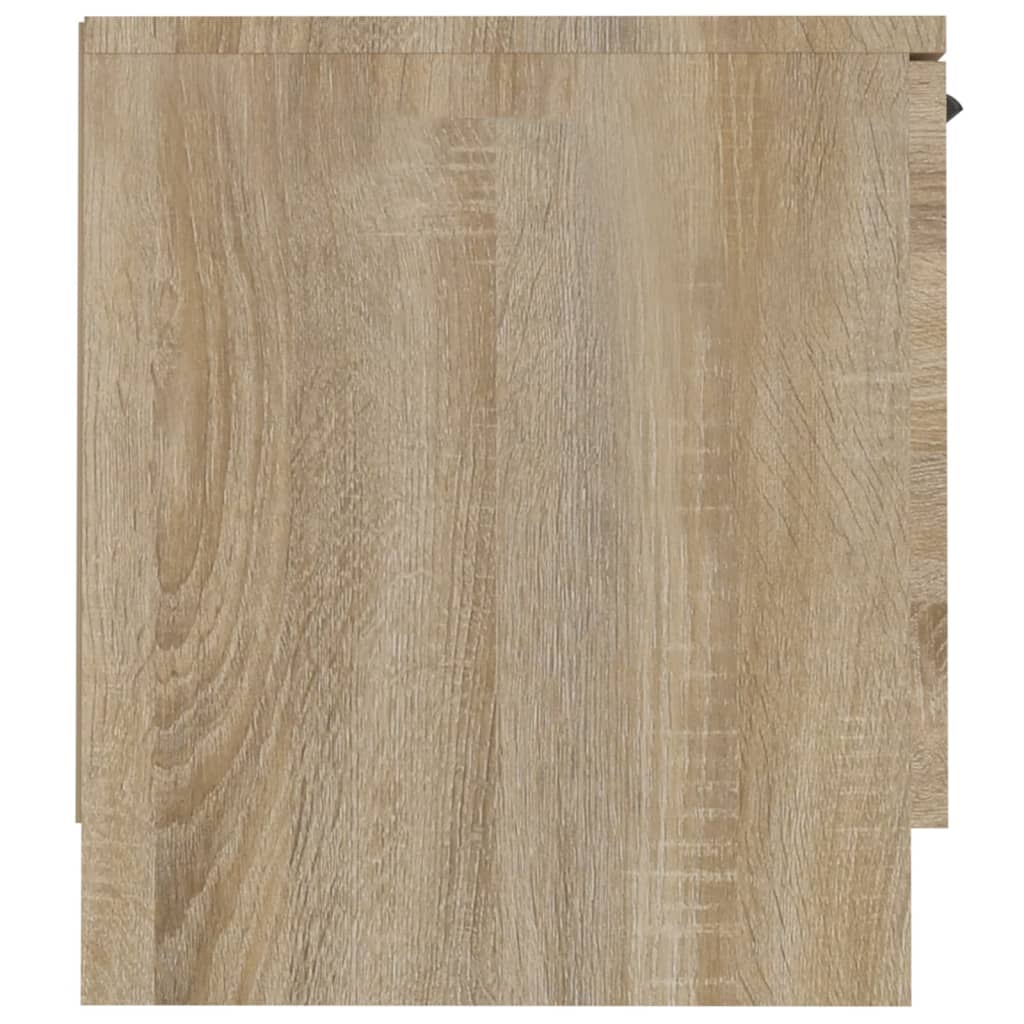 TV-skab Sonoma eg 140x35x40 cm konstrueret træ