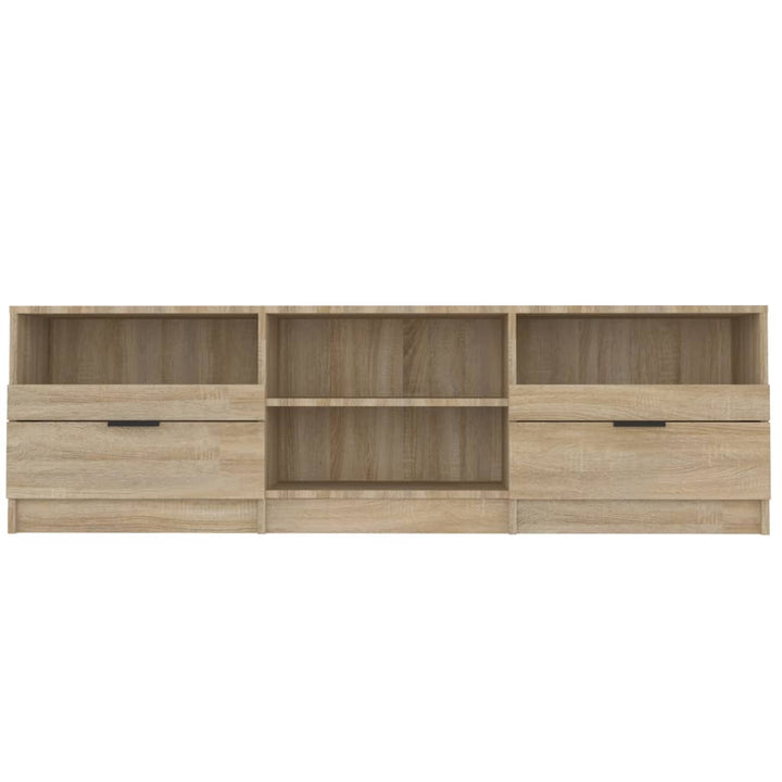tv-bord 150x33,5x45 cm konstrueret træ sonoma-eg