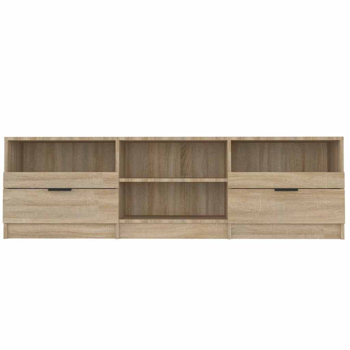 tv-bord 150x33,5x45 cm konstrueret træ sonoma-eg