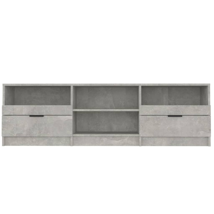 tv-bord 150x33,5x45 cm konstrueret træ betongrå