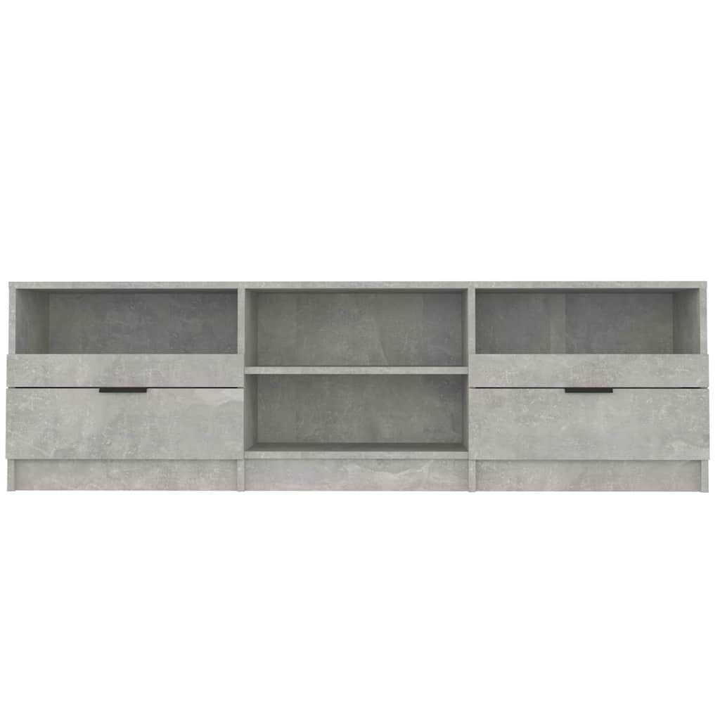 tv-bord 150x33,5x45 cm konstrueret træ betongrå