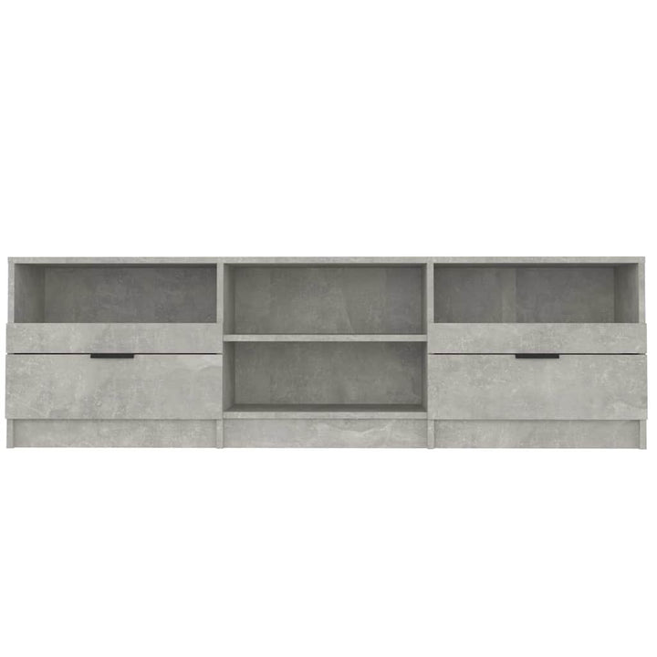 tv-bord 150x33,5x45 cm konstrueret træ betongrå