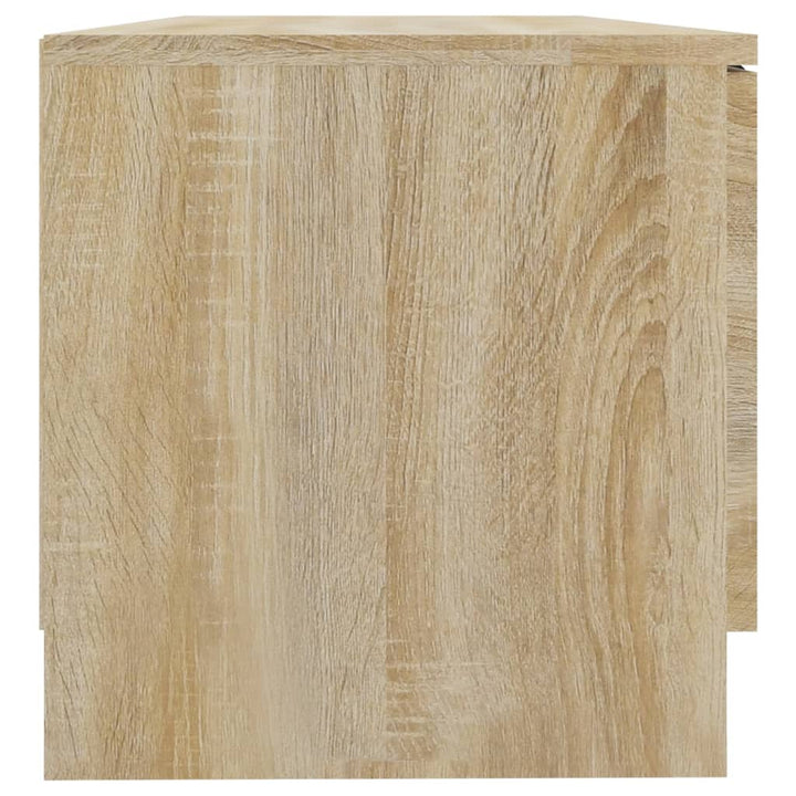 tv-borde 2 stk. 80x35x36,5 cm konstrueret træ sonoma-eg