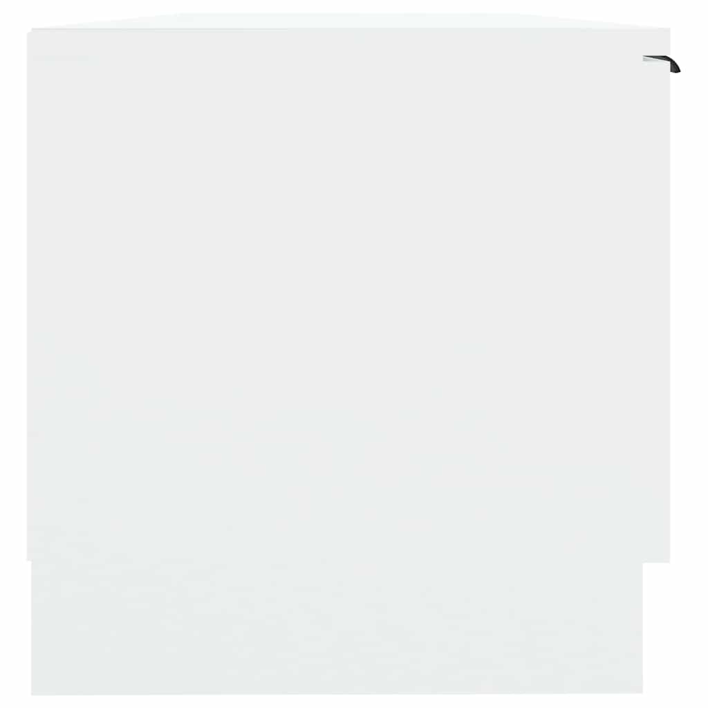 tv-bord 102x35x36,5 cm konstrueret træ hvid