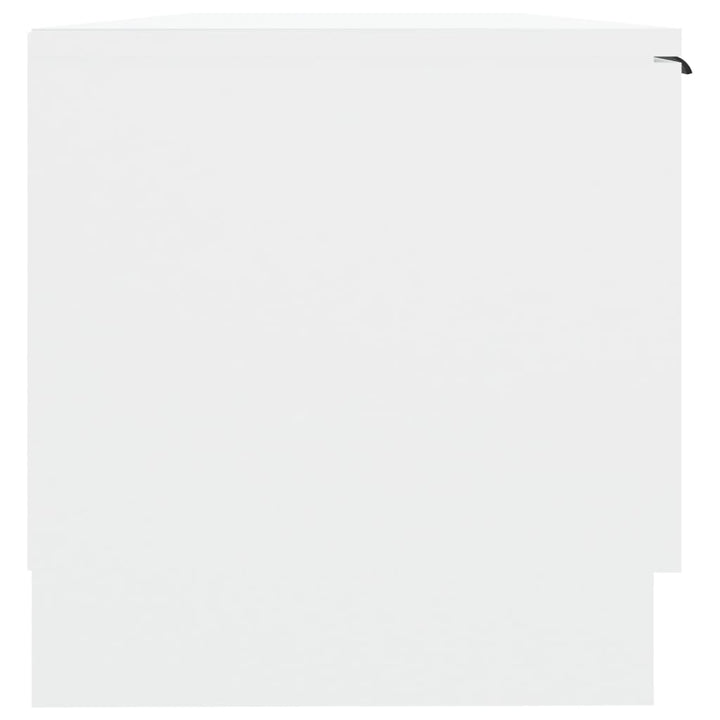 tv-bord 102x35x36,5 cm konstrueret træ hvid