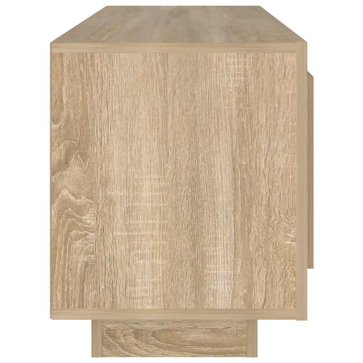 tv-bord 102x35x45 cm konstrueret træ sonoma-eg