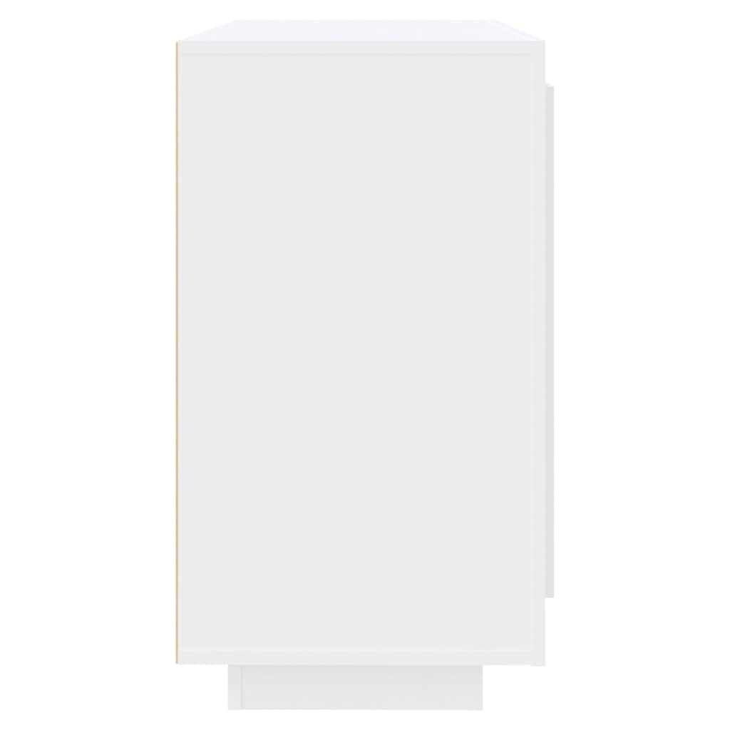 skænk 80x40x75 cm konstrueret træ hvid