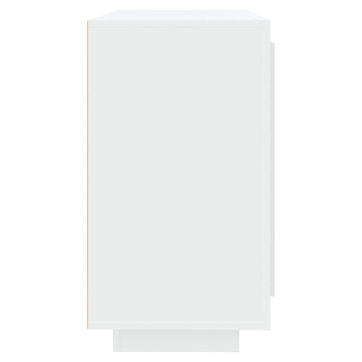 skænk 80x40x75 cm konstrueret træ hvid
