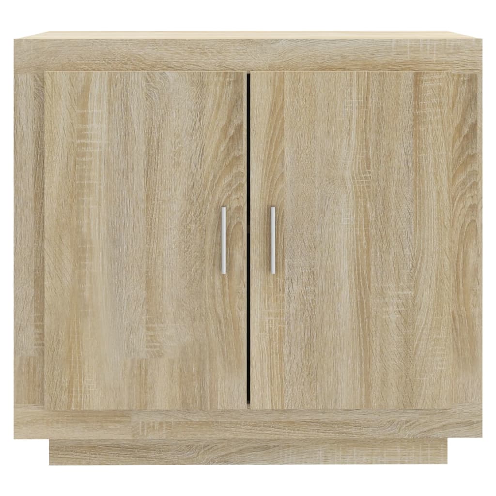 skænk 80x40x75 cm konstrueret træ sonoma-egetræsfarve