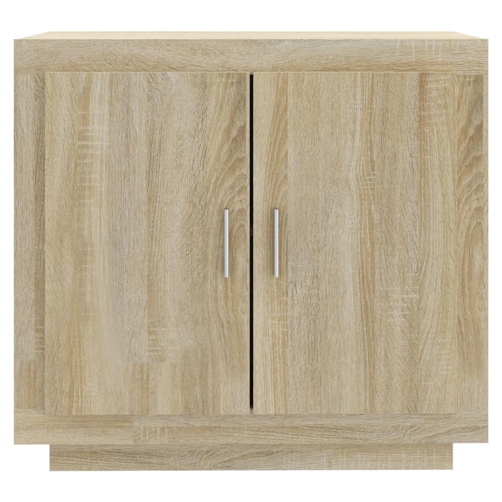 skænk 80x40x75 cm konstrueret træ sonoma-egetræsfarve