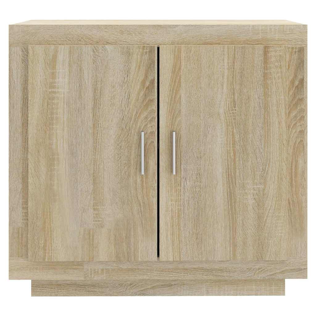 skænk 80x40x75 cm konstrueret træ sonoma-egetræsfarve