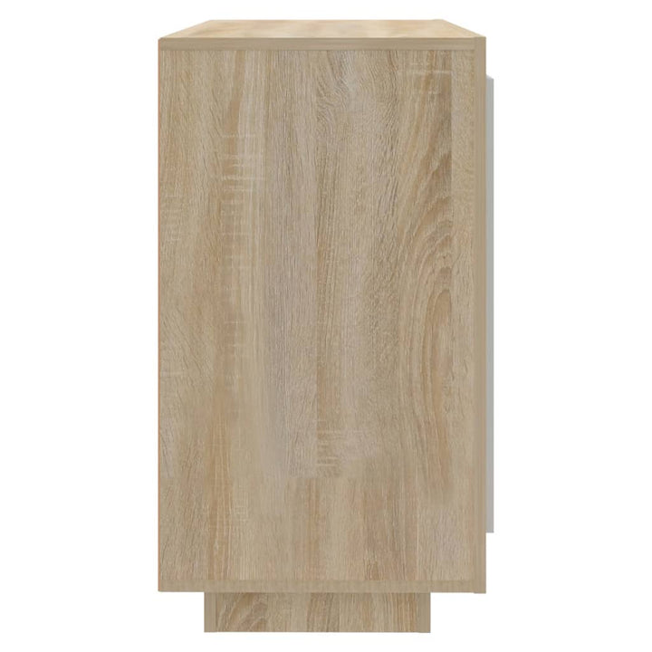 skænk 80x40x75 cm konstrueret træ sonoma-egetræsfarve