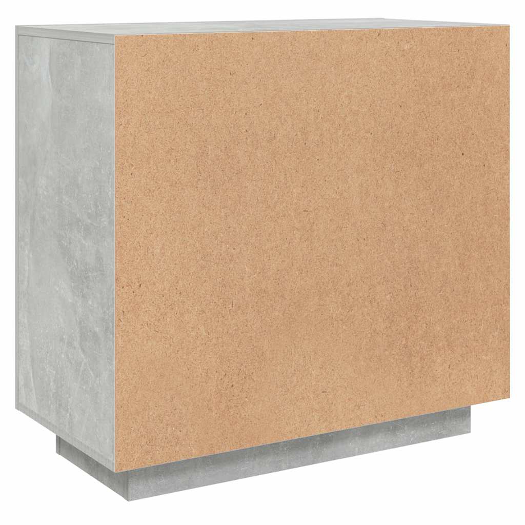 skænk 80x40x75 cm konstrueret træ betongrå