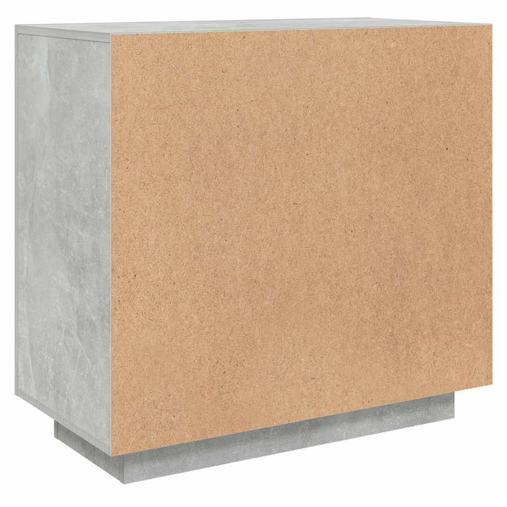 skænk 80x40x75 cm konstrueret træ betongrå