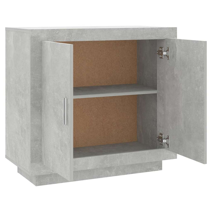skænk 80x40x75 cm konstrueret træ betongrå
