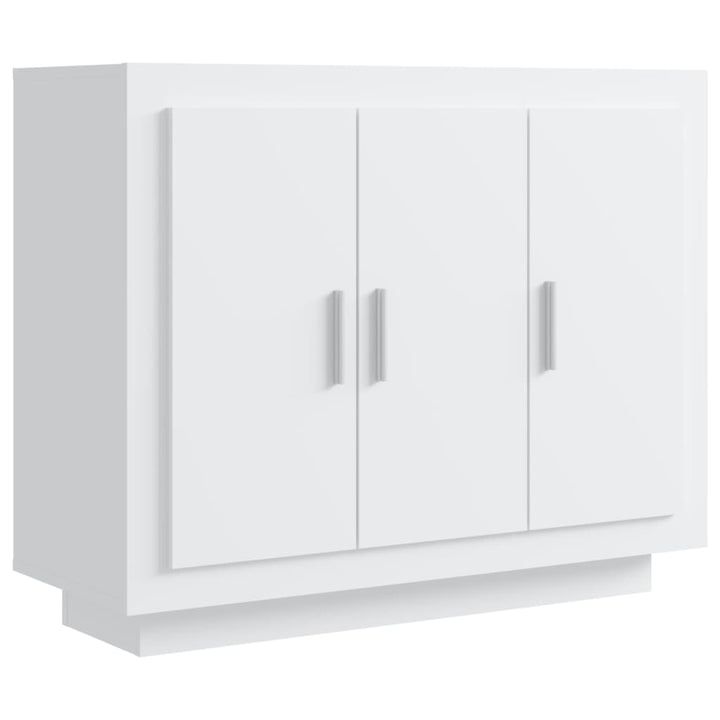 skænk 92x35x75 cm konstrueret træ hvid