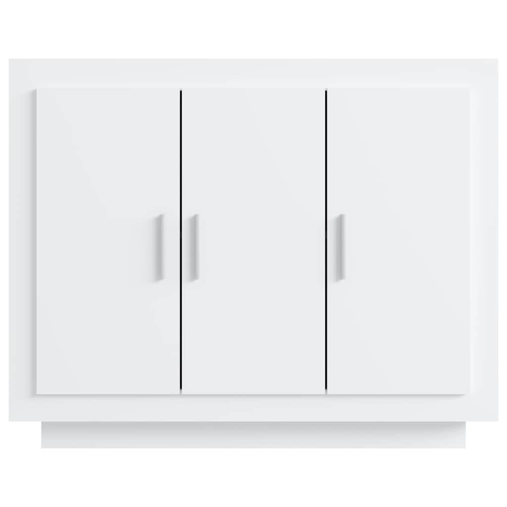 skænk 92x35x75 cm konstrueret træ hvid