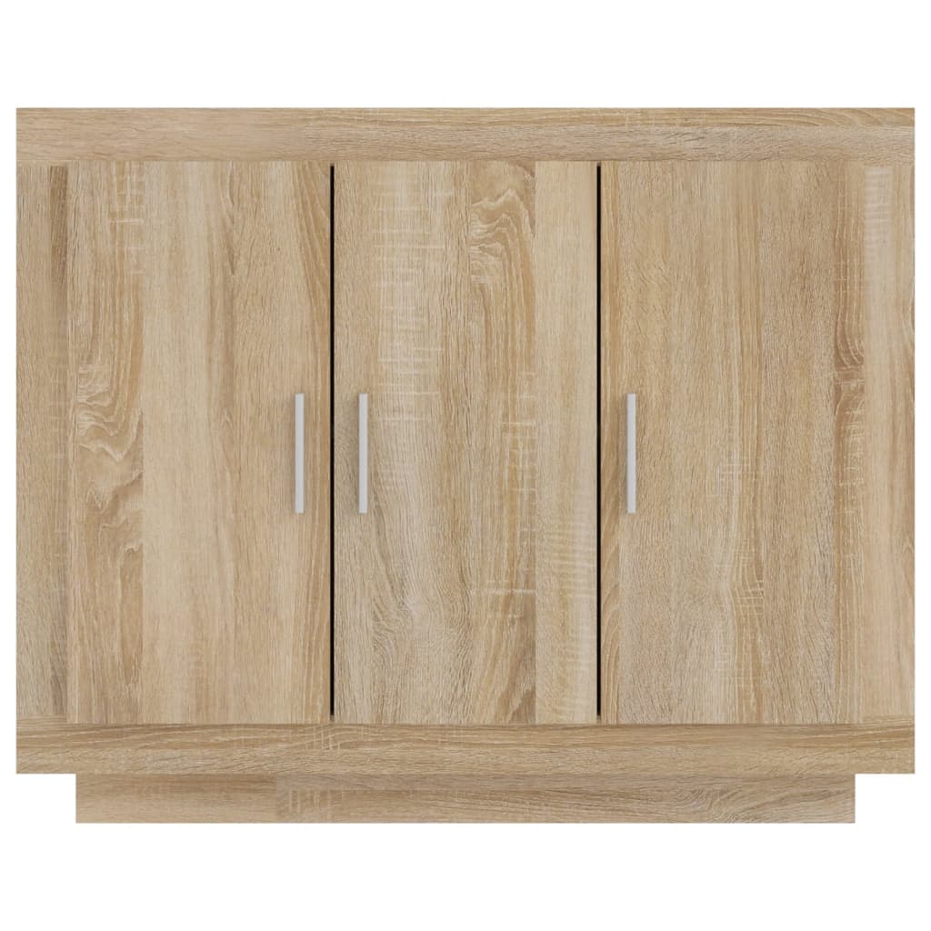 skænk 92x35x75 cm konstrueret træ sonoma-eg