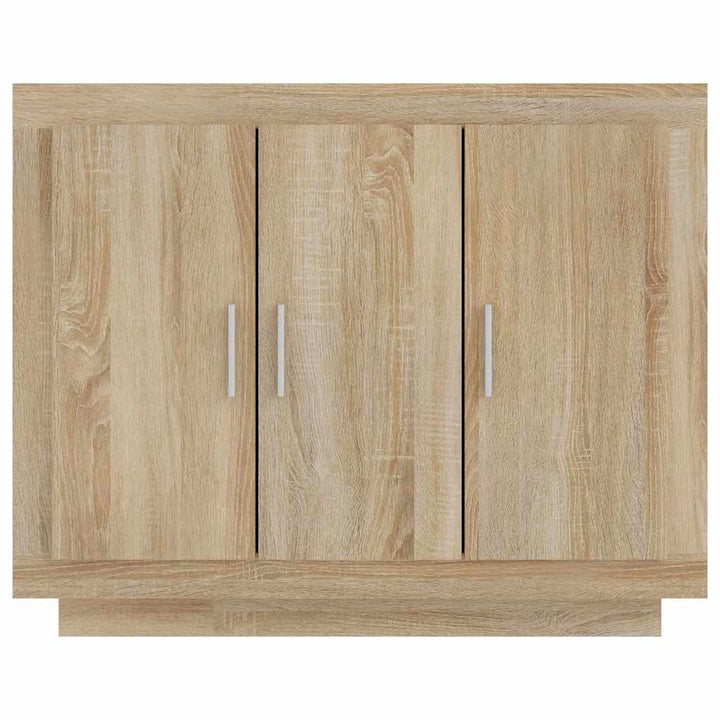 skænk 92x35x75 cm konstrueret træ sonoma-eg