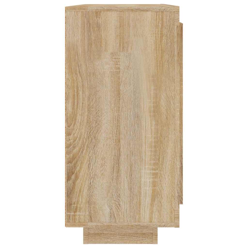 skænk 92x35x75 cm konstrueret træ sonoma-eg