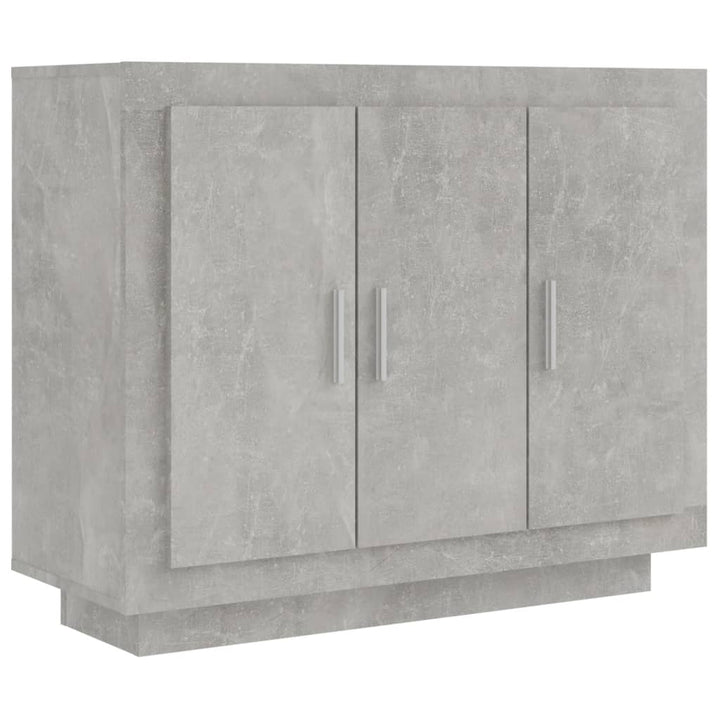 skænk 92x35x75 cm konstrueret træ betongrå
