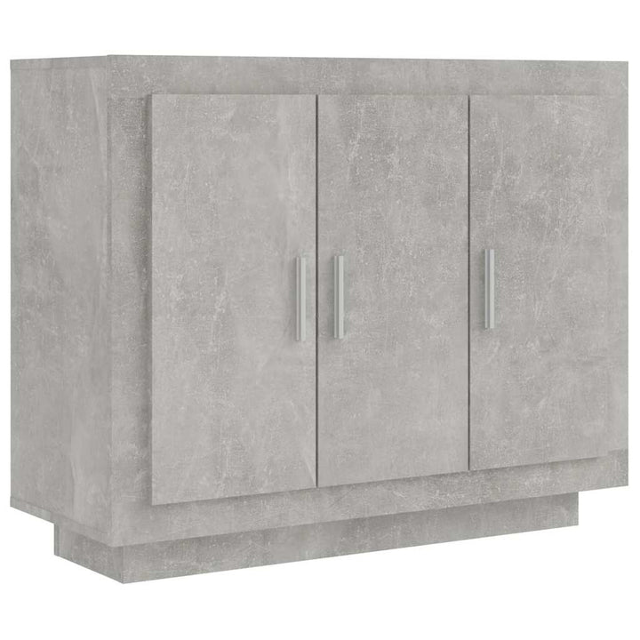 skænk 92x35x75 cm konstrueret træ betongrå