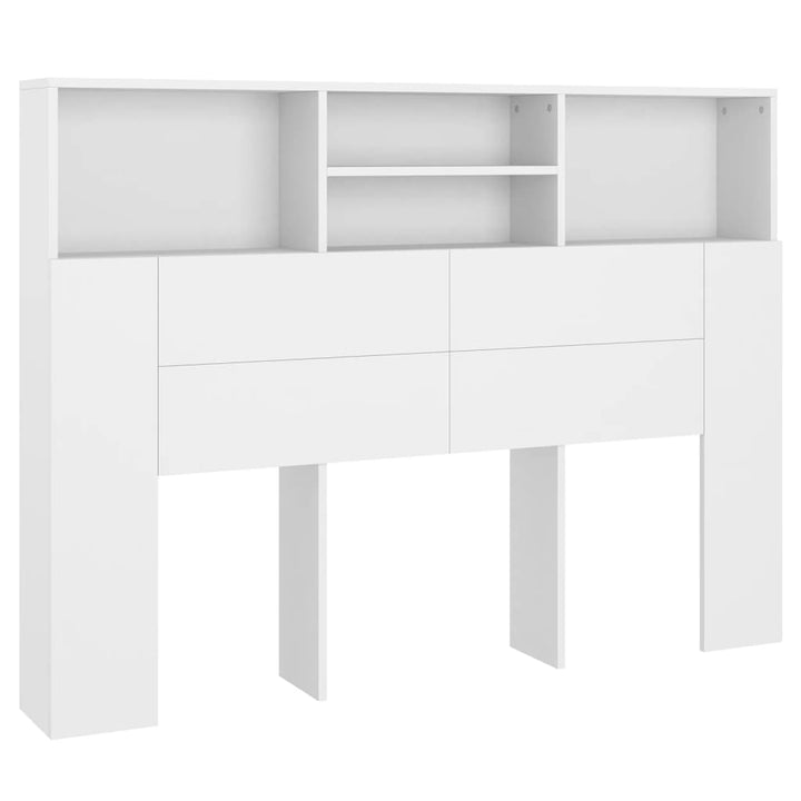 sengegavlskab hvid 140x19x103,5 cm