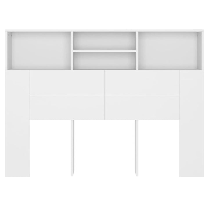 sengegavlskab hvid 140x19x103,5 cm