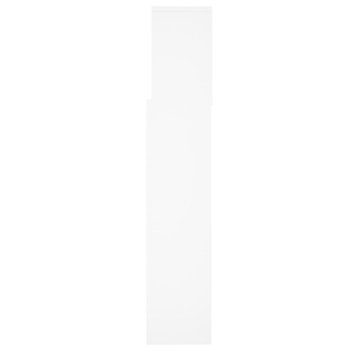 sengegavl med opbevaring 160x19x103,5 cm hvid