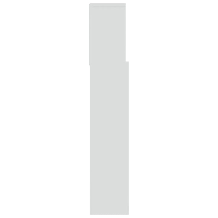 sengegavl med opbevaring 180x19x103,5 cm hvid