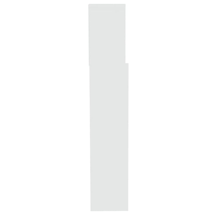 sengegavl med opbevaring 200x19x103,5 cm hvid