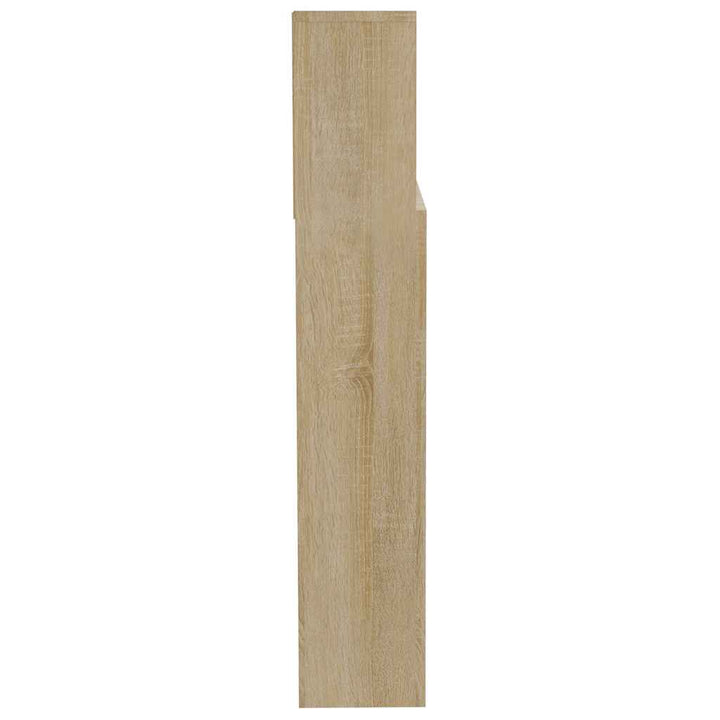 sengegavl med opbevaring 200x19x103,5 cm sonoma-eg