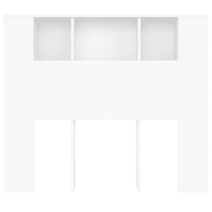 sengegavlskab hvid 120x18,5x102,5 cm