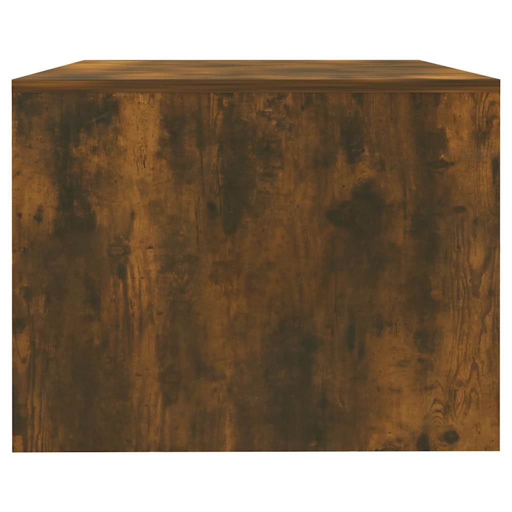 sofabord 102x55x42 cm konstrueret træ røget egetræsfarve