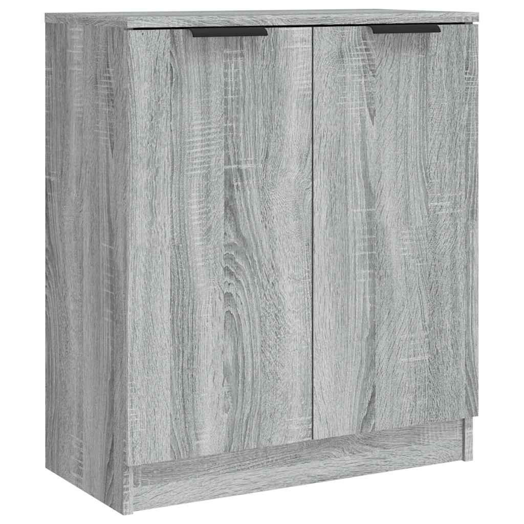 skænk 60x30x70 cm konstrueret træ grå sonoma-eg