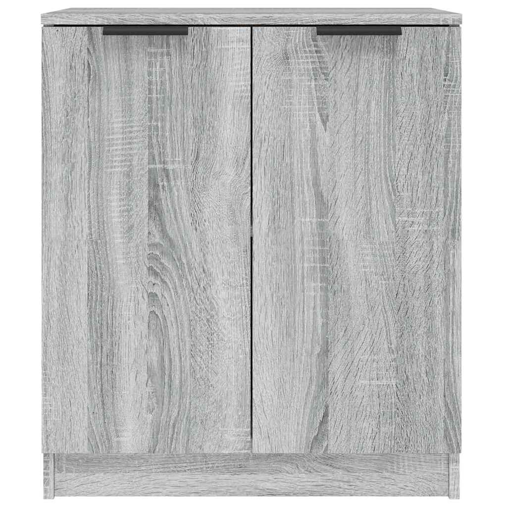 skænk 60x30x70 cm konstrueret træ grå sonoma-eg