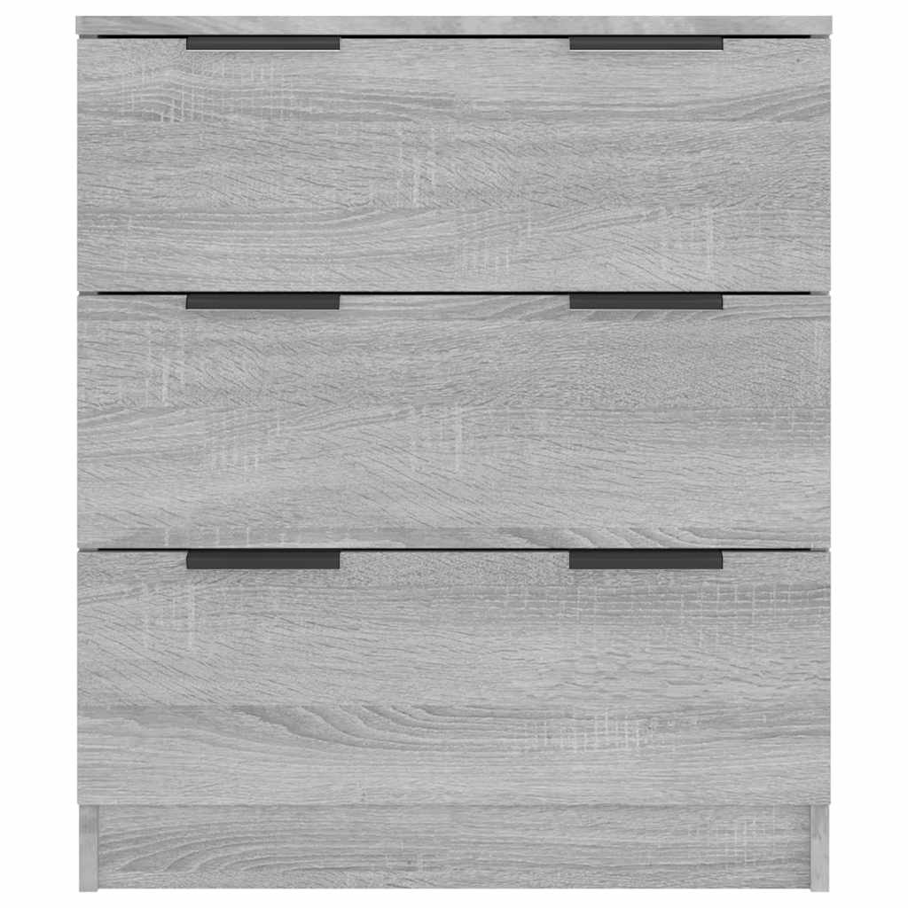 skænk 60x30x70 cm konstrueret træ grå sonoma-eg