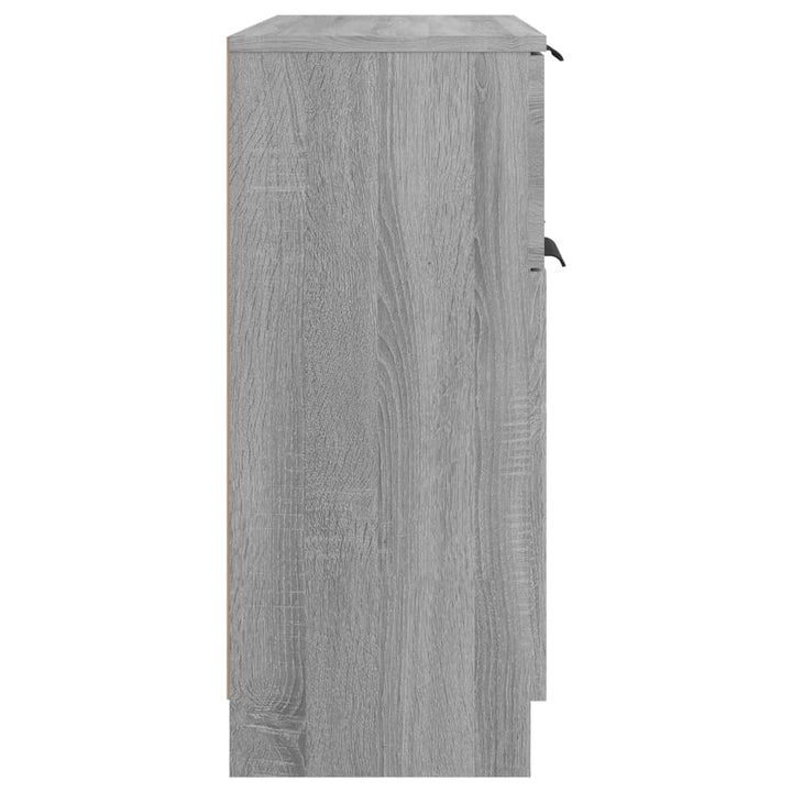 skænk 60x30x70 cm konstrueret træ grå sonoma-eg